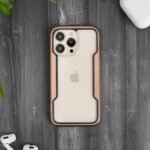iPhone 14 / Pro / Max / Plus Case - Gold Defence Shield Metal Cover | Military Grade Protection