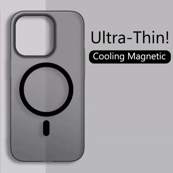 iPhone 16 Series Cover: Matte Finish MagSafe Protective Case